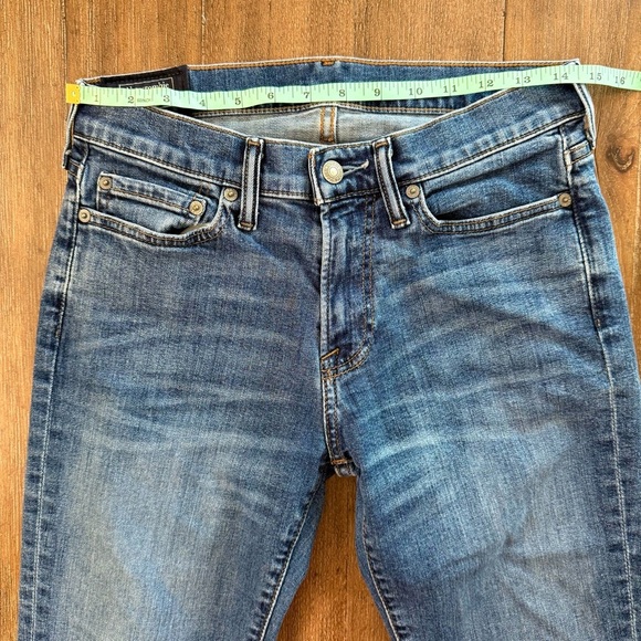 Abercrombie & Fitch Men’s 28x30 Straight Leg Jeans Kennan Straight Blue - Picture 10 of 11